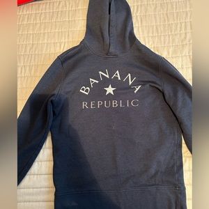 Banana Republic, navy sweatshirt. Size L.